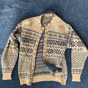 Vintage LL Bean Wool Cardigan